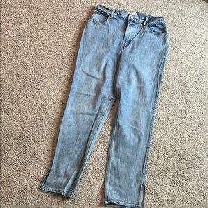 Abercrombie & Fitch Light Blue Straight Leg Jeans EUC